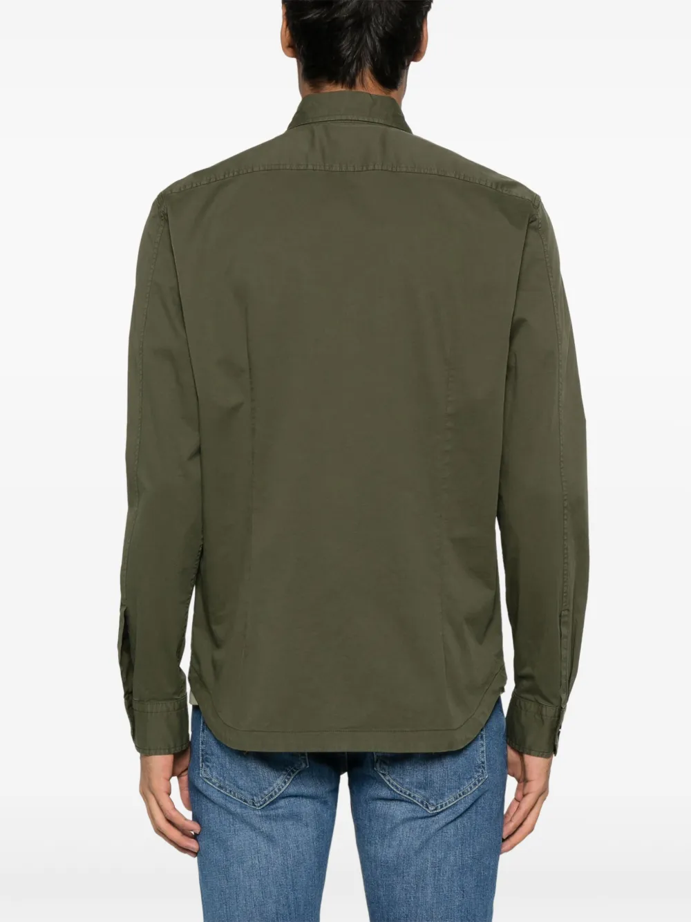 Boglioli Twill shirtjack Groen