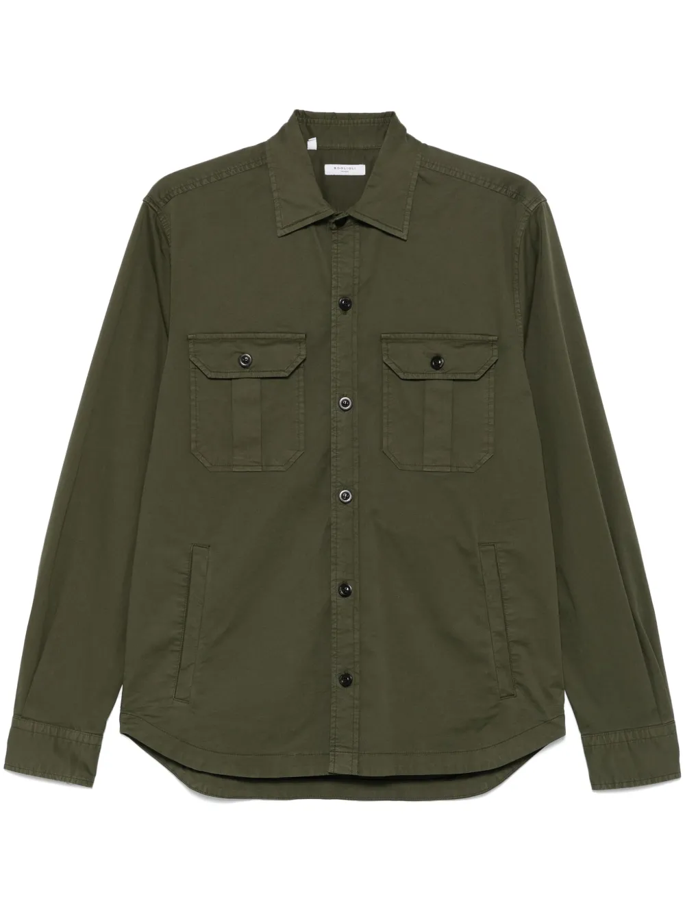 Boglioli Twill shirtjack Groen