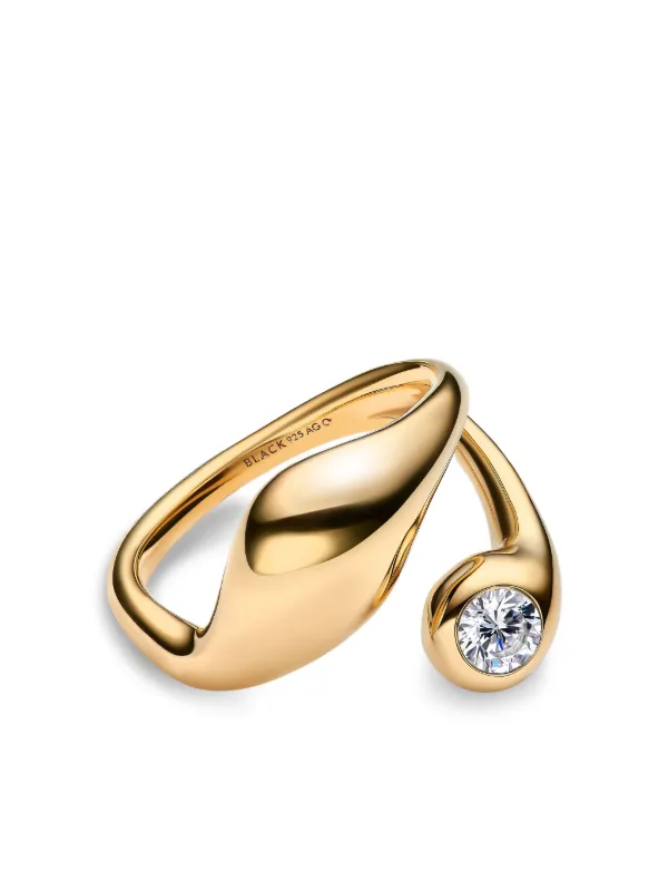 アクセサリー MARIA BLACK Mermaid Ring - Yellow Gold Maria Black Mermaid Ring | Gold | FARFETCH OM