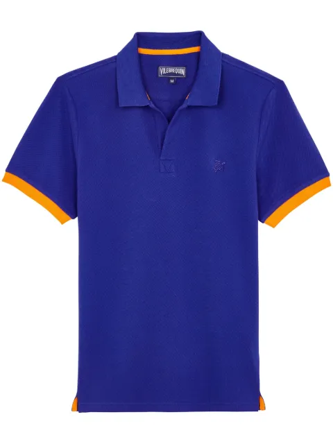 Vilebrequin playera tipo polo con tortuga bordada