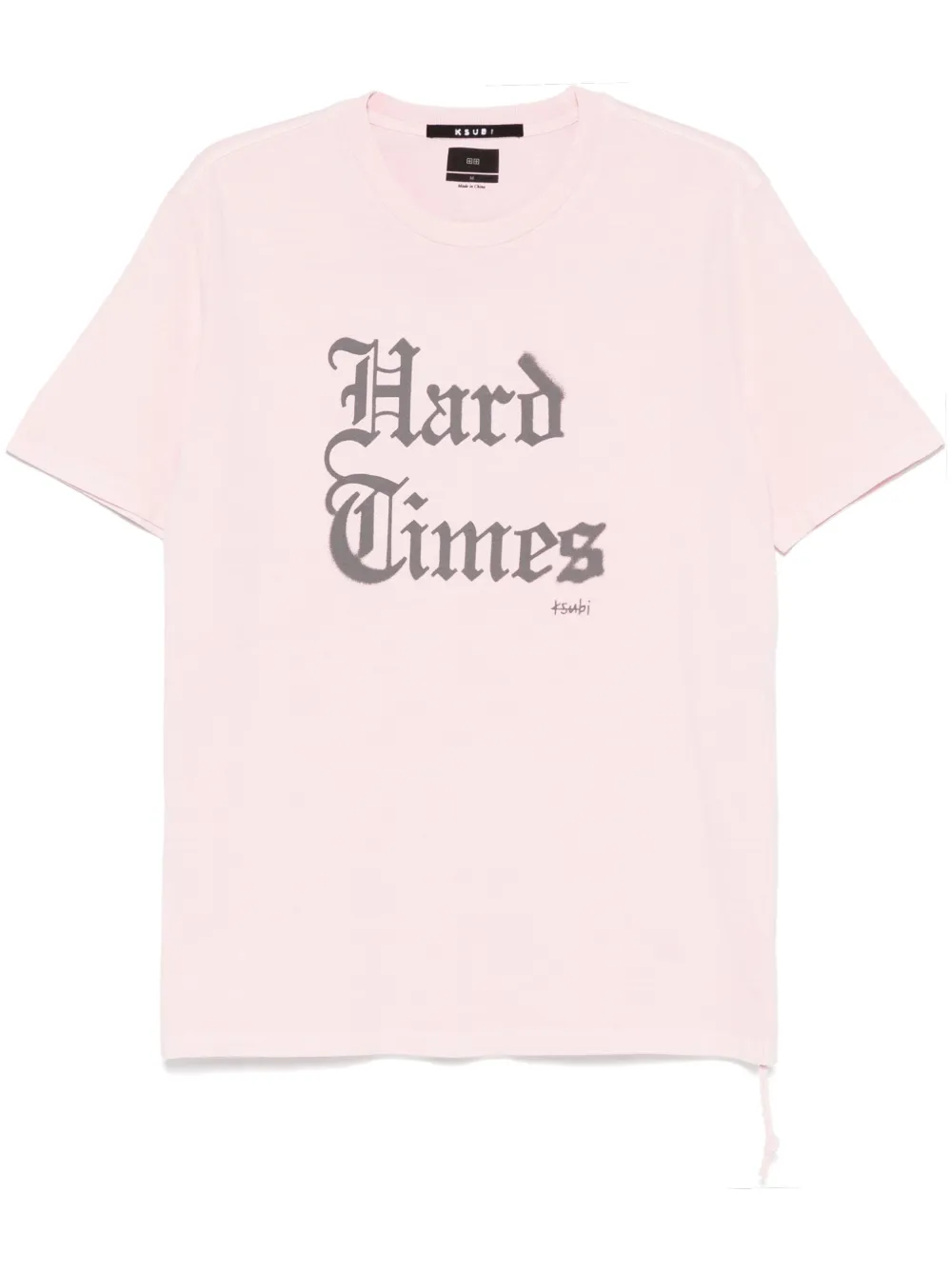 Ksubi playera con eslogan estampado | rosado | Image 1