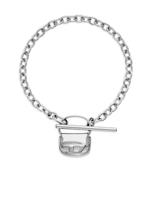 Diesel チャーム　ブレスレット Diesel ロゴチャーム ブレスレット | シルバートーン | FARFETCH JP