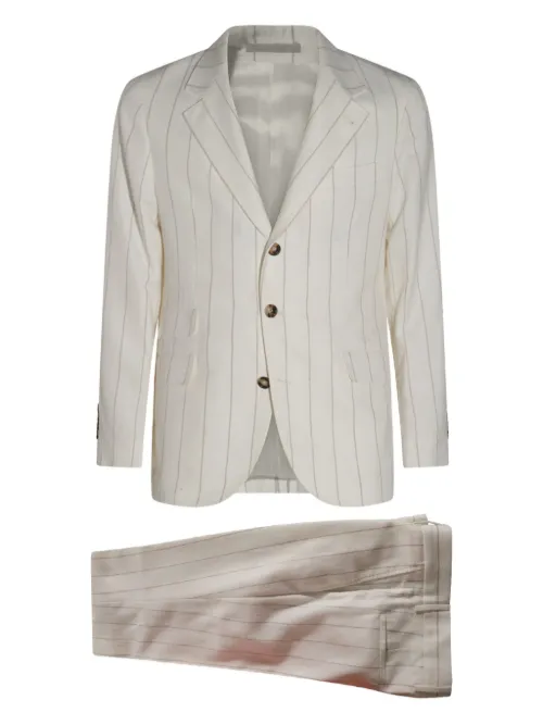 Costume en lin mélangé - Brunello Cucinelli - Modalova