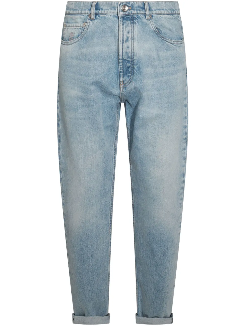 Brunello Cucinelli Katoenen jeans Blauw