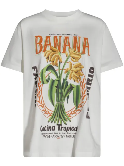 FARM Rio logo-print T-shirt 