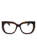 Gucci Eyewear square-frame glasses - Brown