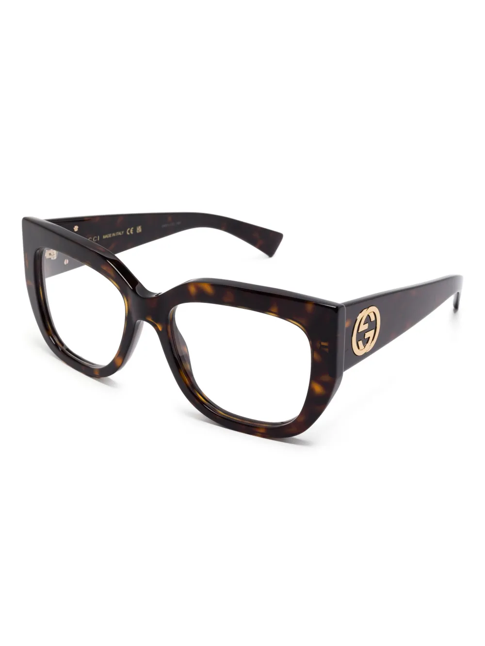 Gucci Eyewear Bril met vierkant montuur - Bruin