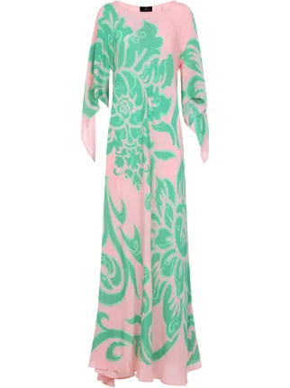 ETRO フローラル ドレス | グリーン | FARFETCH JP