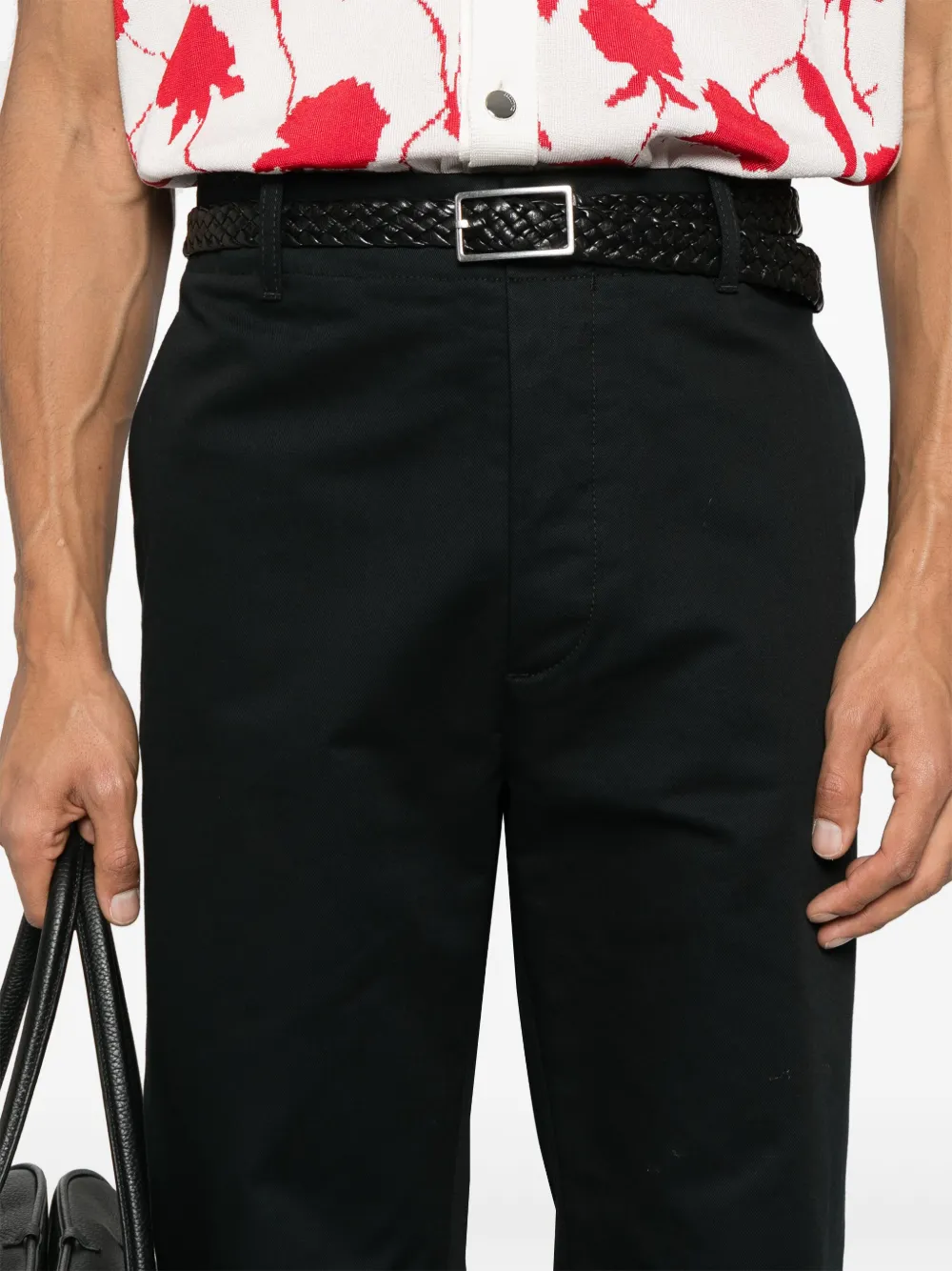 Marni Katoenen broek Zwart