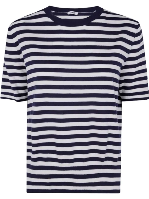 ASPESI t-shirt à rayures - Bleu - ASPESI - Modalova