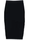 Iceberg knitted midi skirt - Blue