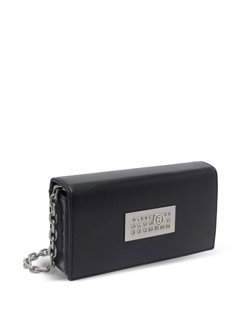MM6 Maison Margiela Numeric portemonnee met ketting Zwart