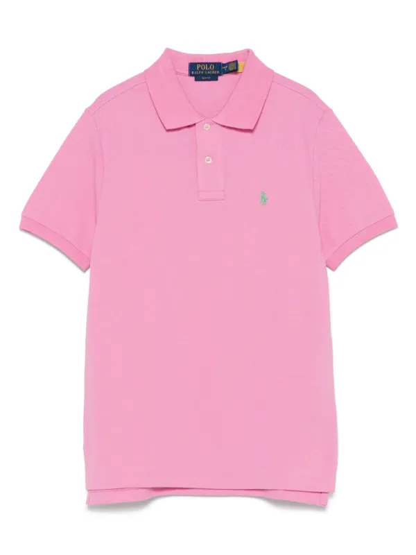 POLO RALPH LAUREN / 80-90s/C-OS-374/トラッカー/M/コットン/IDG/無地/P560341 POLO RALPH LAUREN KIDS Camisa Polo Polo Pony | Rosa | FARFETCH BR