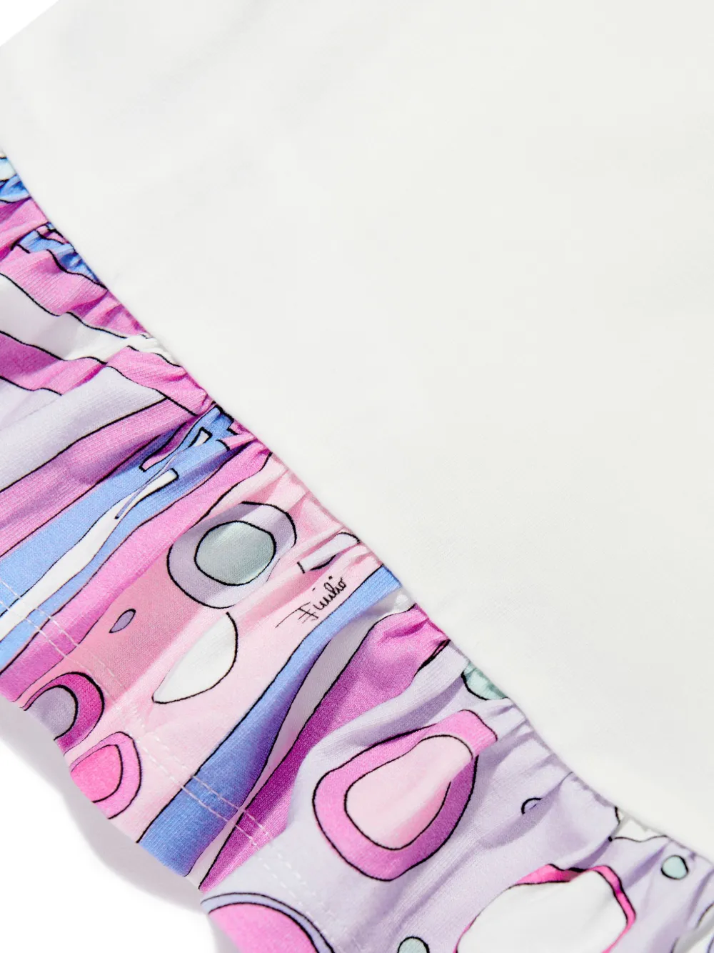 PUCCI Junior Jurk met geborduurd logo Wit
