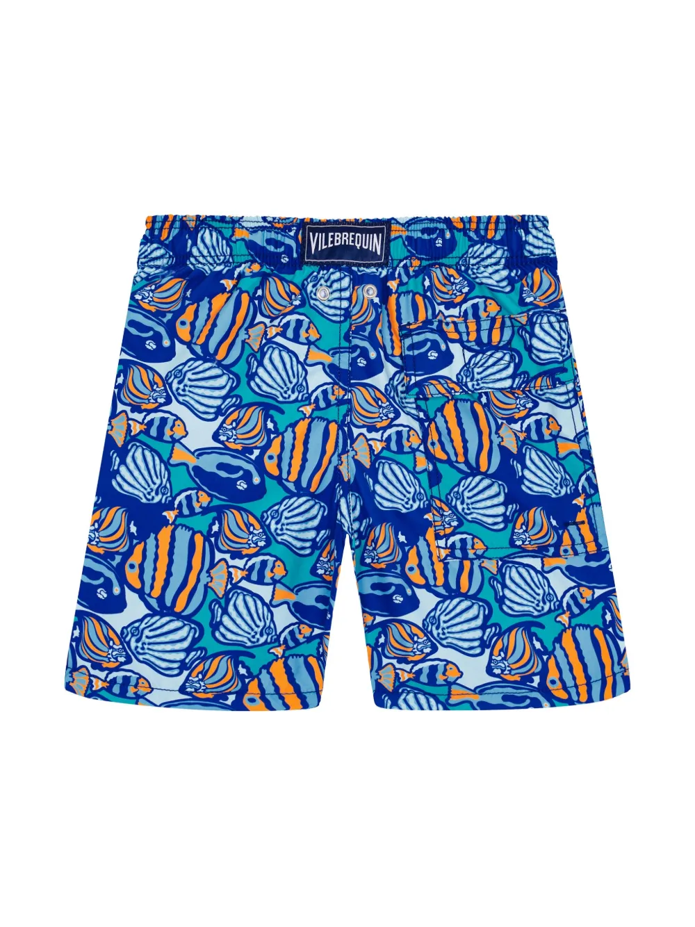 Vilebrequin Kids Fishy Vibes zwembroek Blauw