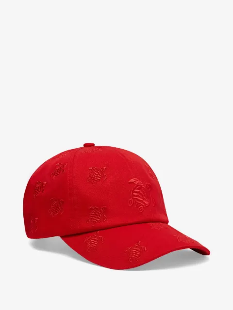Vilebrequin gorra con tortugas bordadas