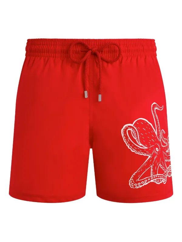 Vilebrequin Drawstring Swim Shorts Red FARFETCH GR