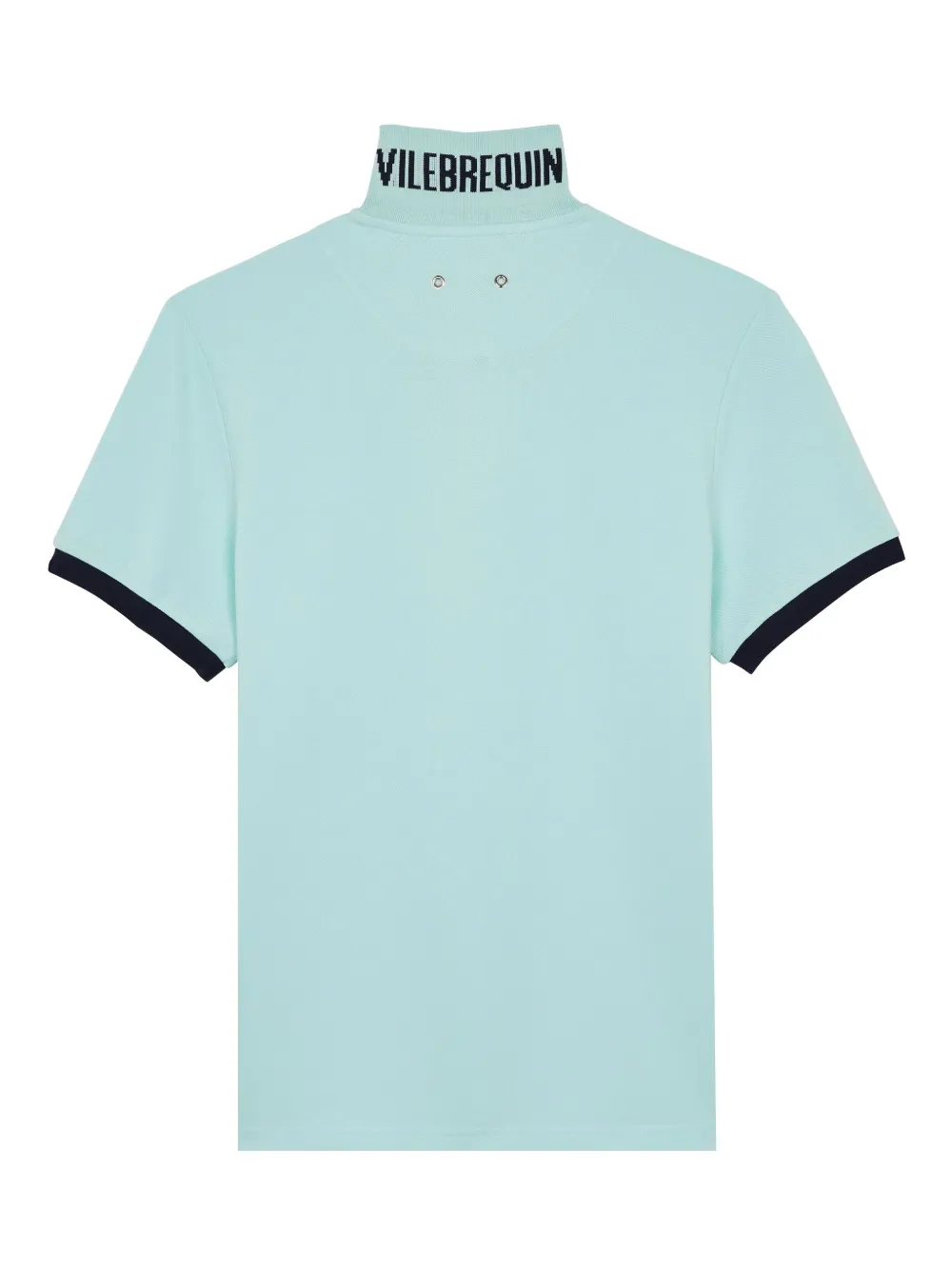 Vilebrequin turtle-embroidered polo shirt - Blauw