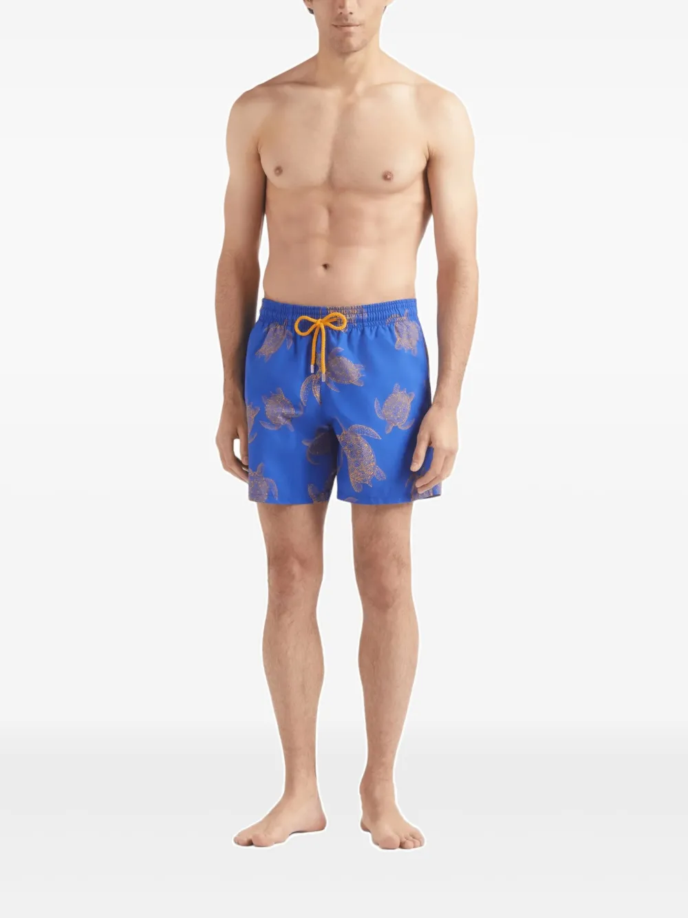 Vilebrequin Tortues Galuchat zwembroek Blauw