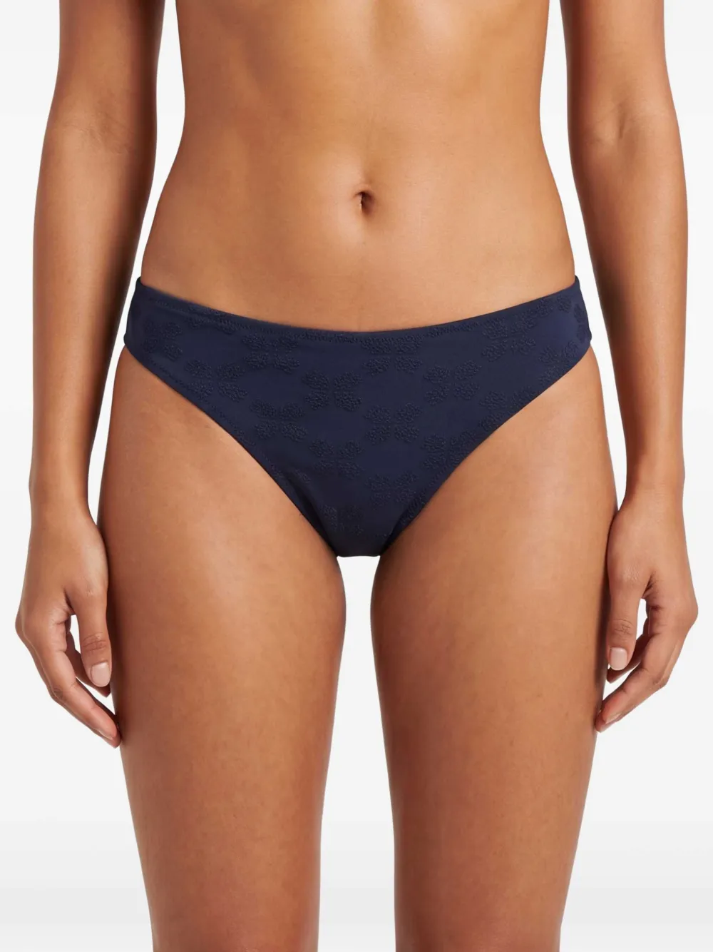 Vilebrequin Turtle bikinislip met monogram Blauw