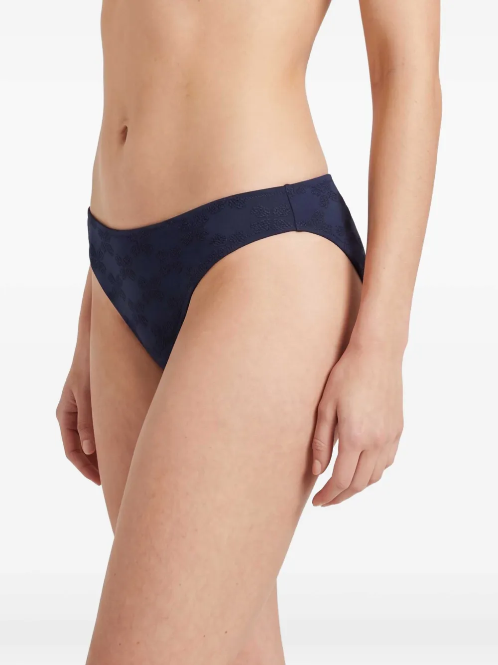 Vilebrequin Turtle bikinislip met monogram Blauw