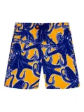 Vilebrequin Kids octopus-print swim shorts - Orange