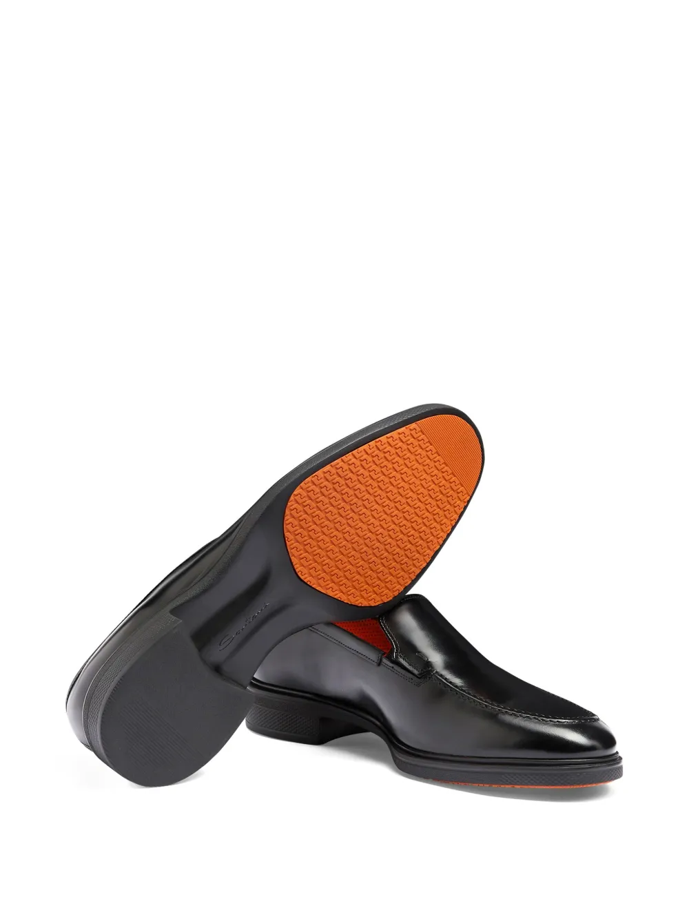 Santoni Easy loafers Zwart