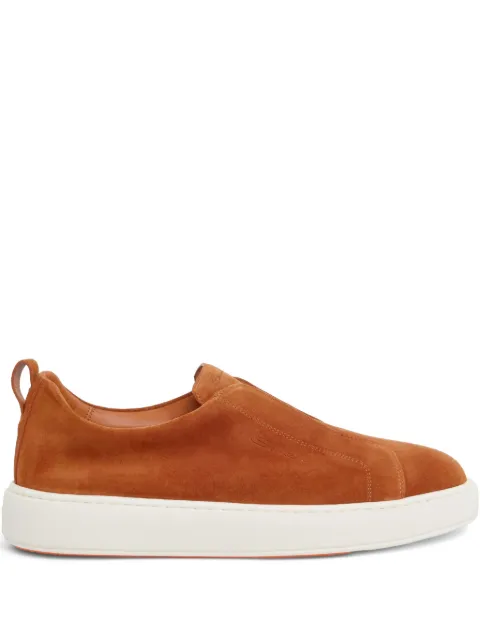 Santoni suede sneakers