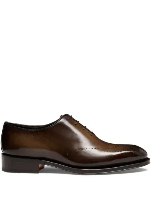 Santoni leather Oxford shoes