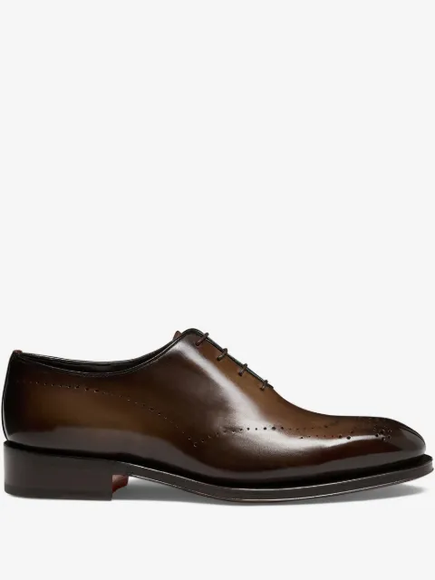 Santoni leather Oxford shoes