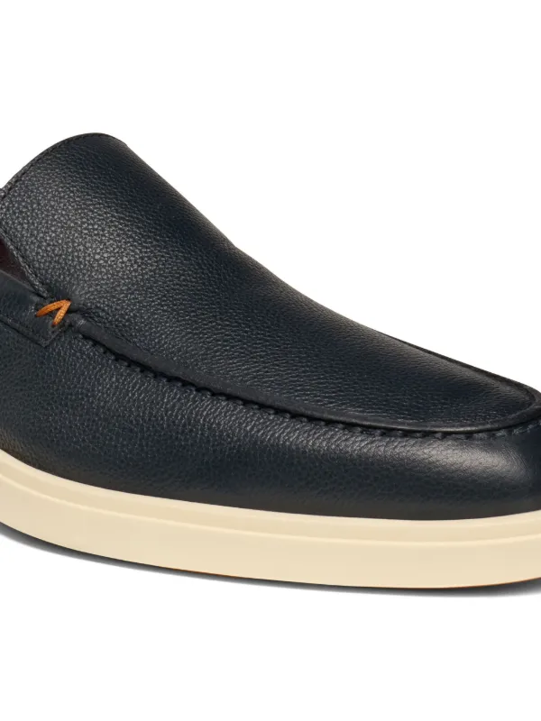 Santoni レザーローファー | ブルー | FARFETCH JP