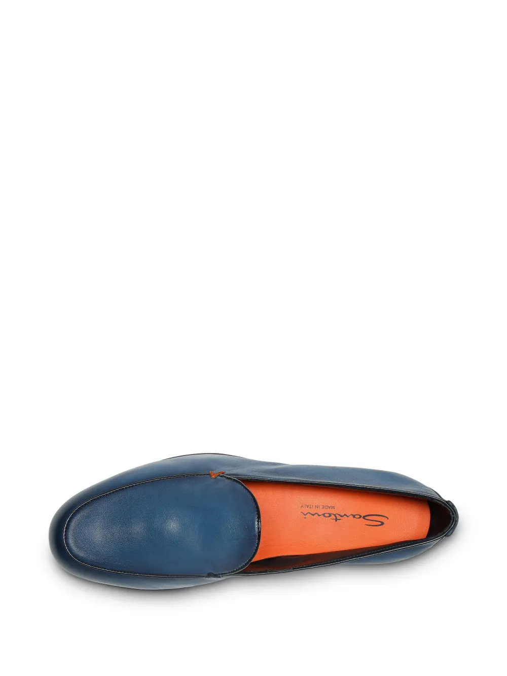 Santoni leather loafers Blue