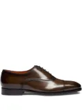 Santoni leather Oxford shoes - Brown