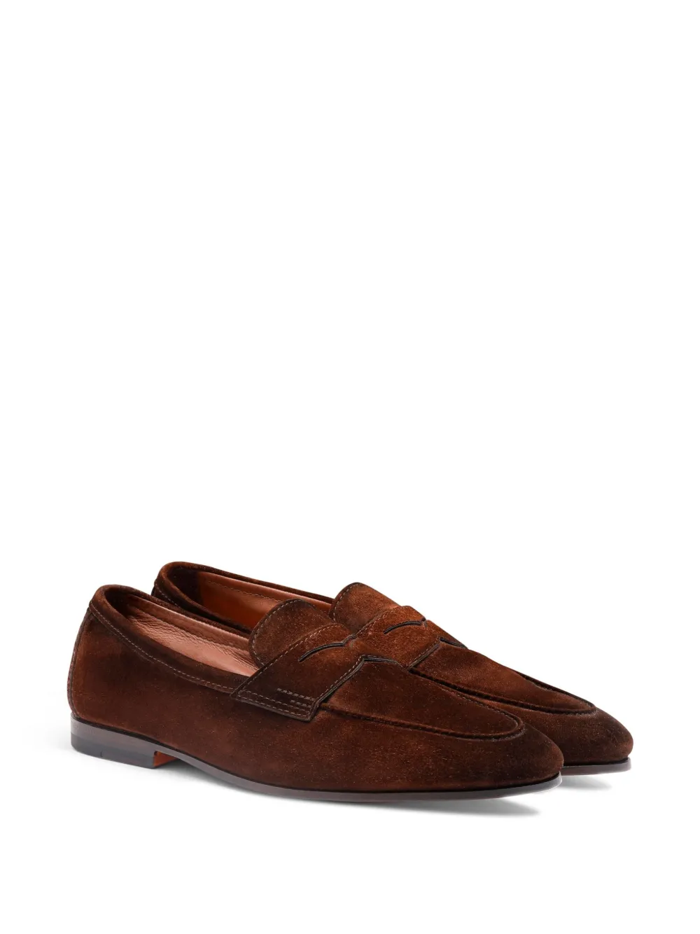 Santoni Carlo loafers - Bruin