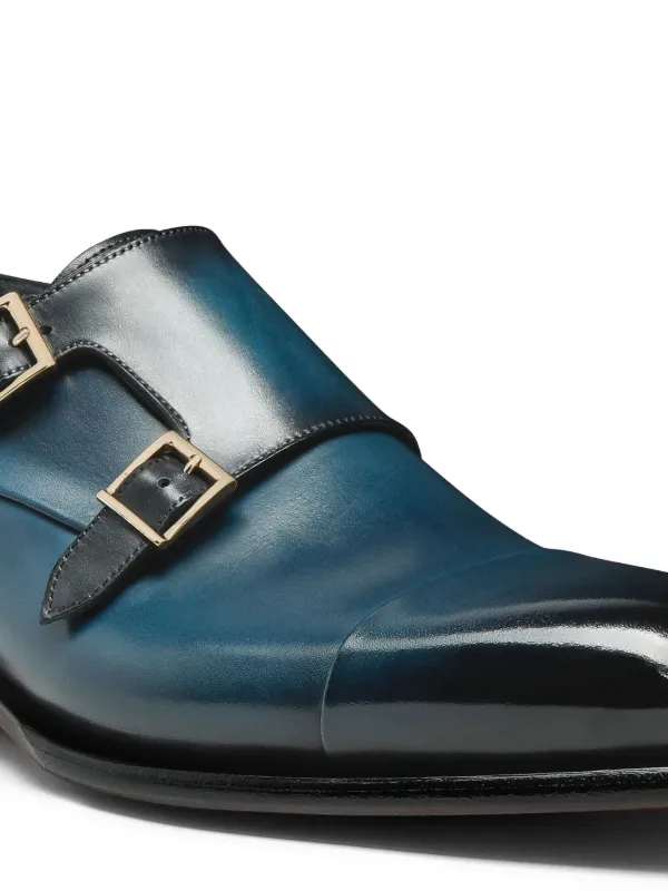 Santoni モンクストラップ シューズ | ブルー | FARFETCH JP