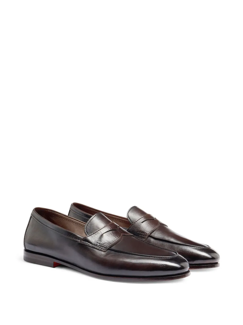 Santoni Carlo loafers Brown