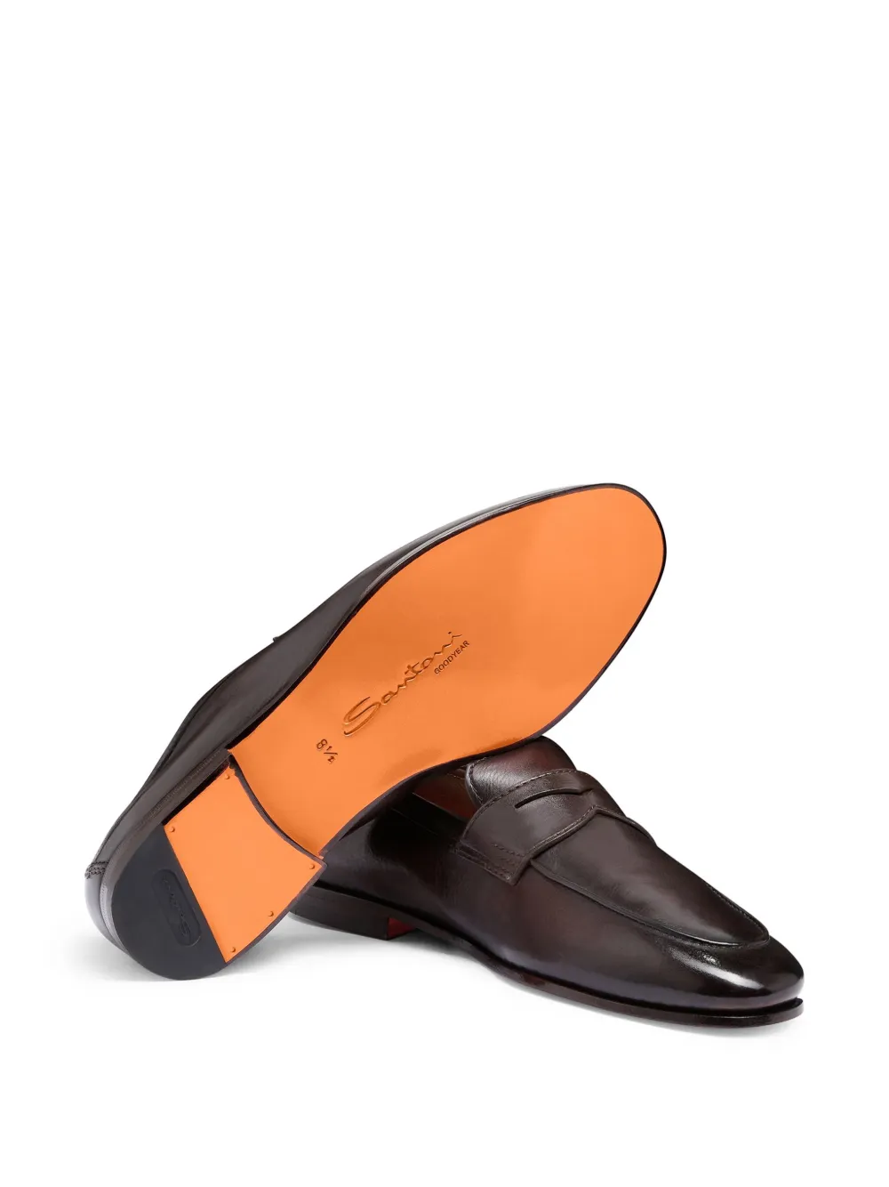 Santoni Carlo loafers Brown