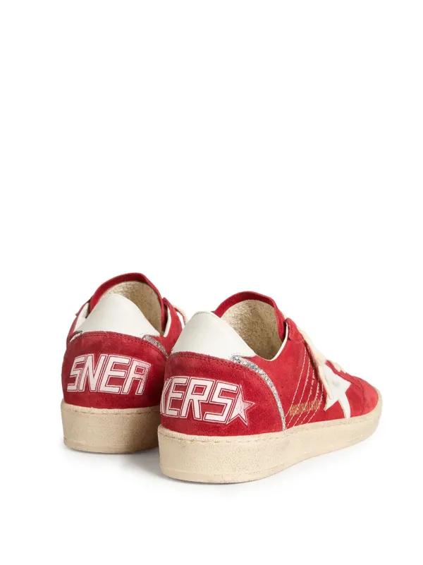 Golden Goose Ball Star Sneakers | Red | FARFETCH RO