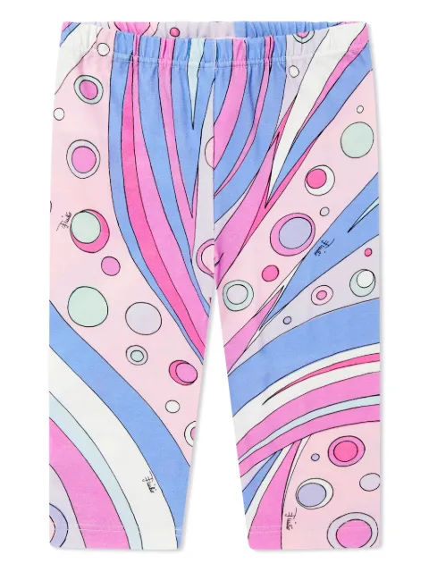 PUCCI Junior Legging com estampa Fontane