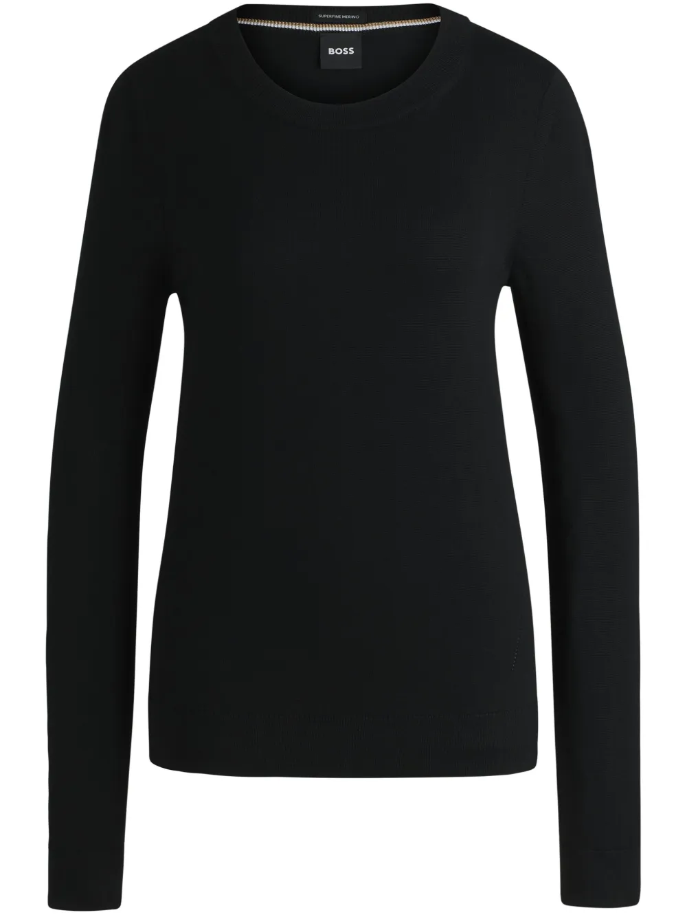 BOSS wool top | Black | Image 1