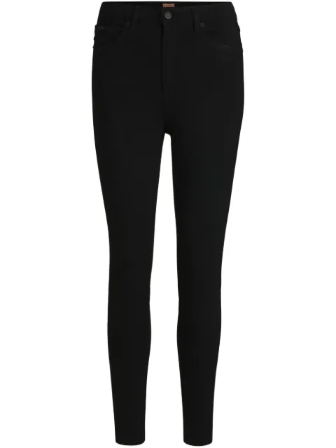 BOSS logo-patch jeans 