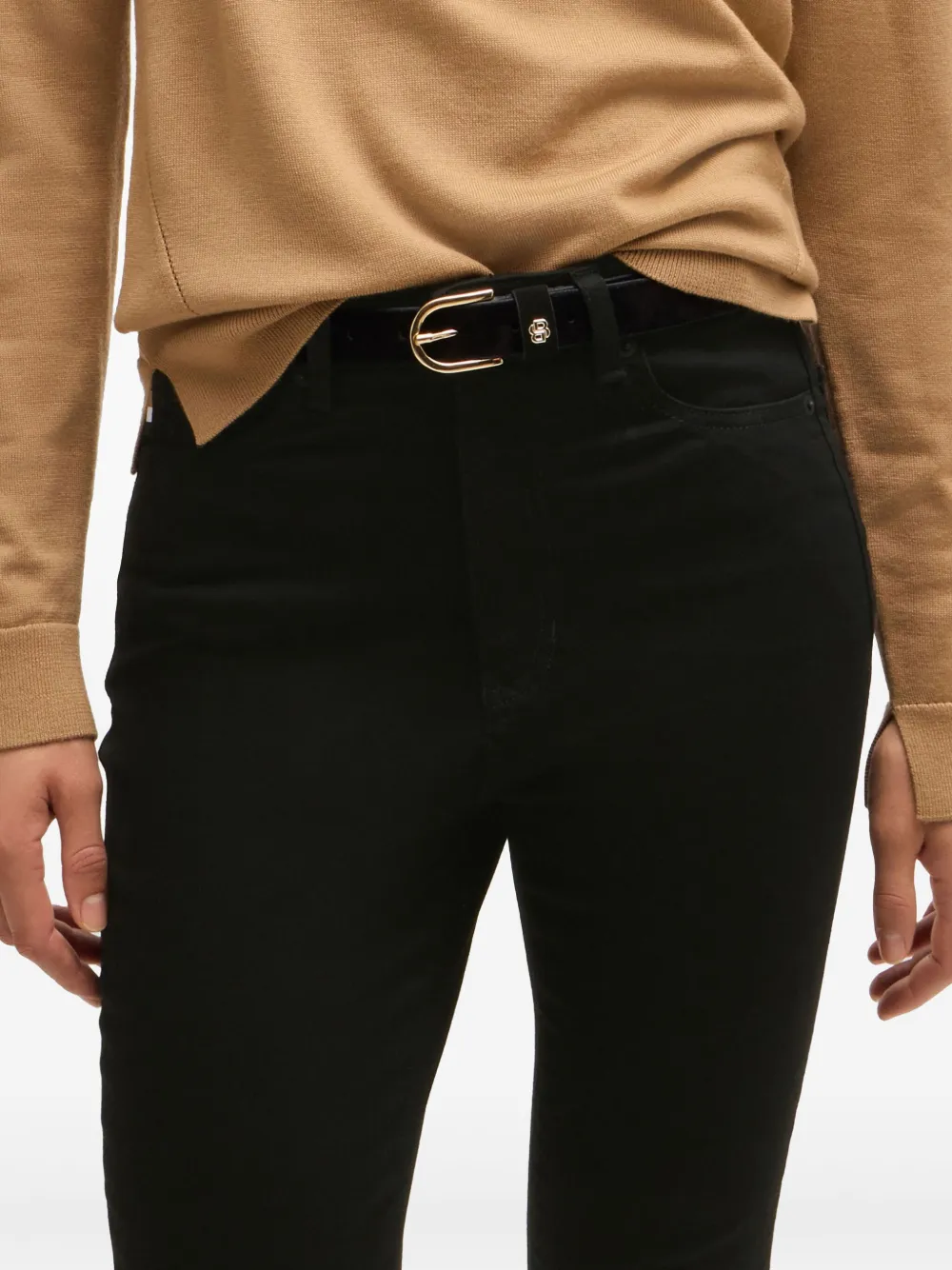 BOSS Slim-fit jeans Zwart