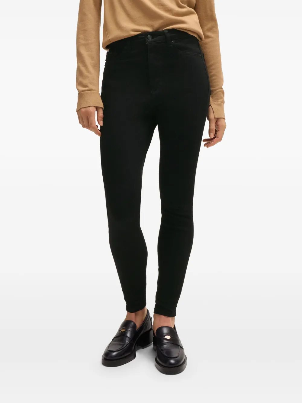 BOSS Slim-fit jeans Zwart