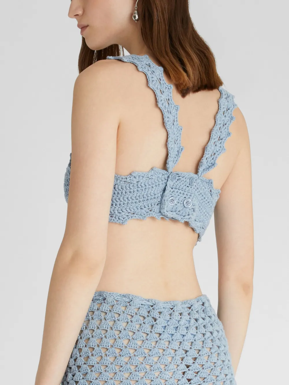 Ermanno Scervino Katoenen top Blauw