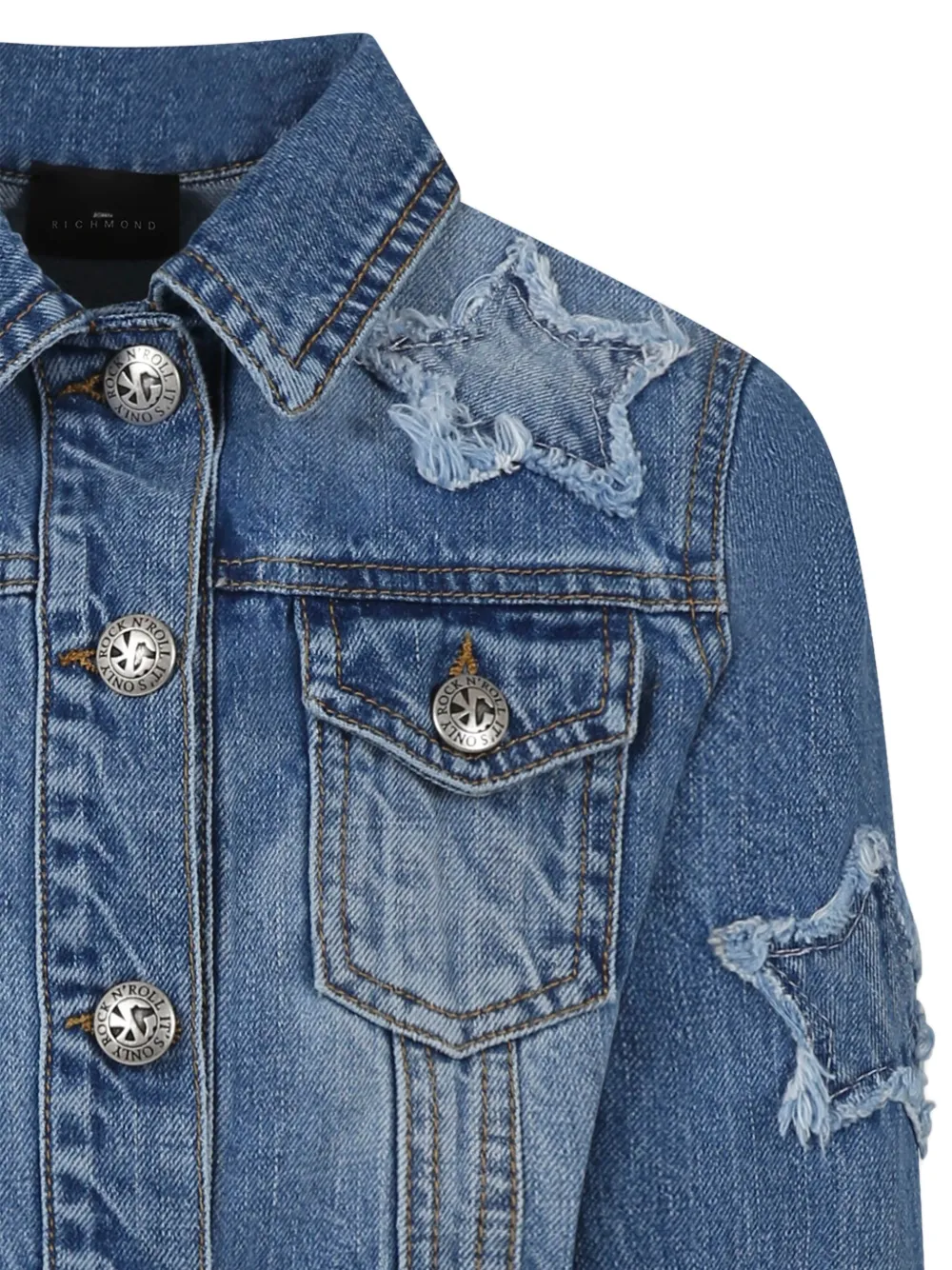 John Richmond Junior Spijkerjack Blauw