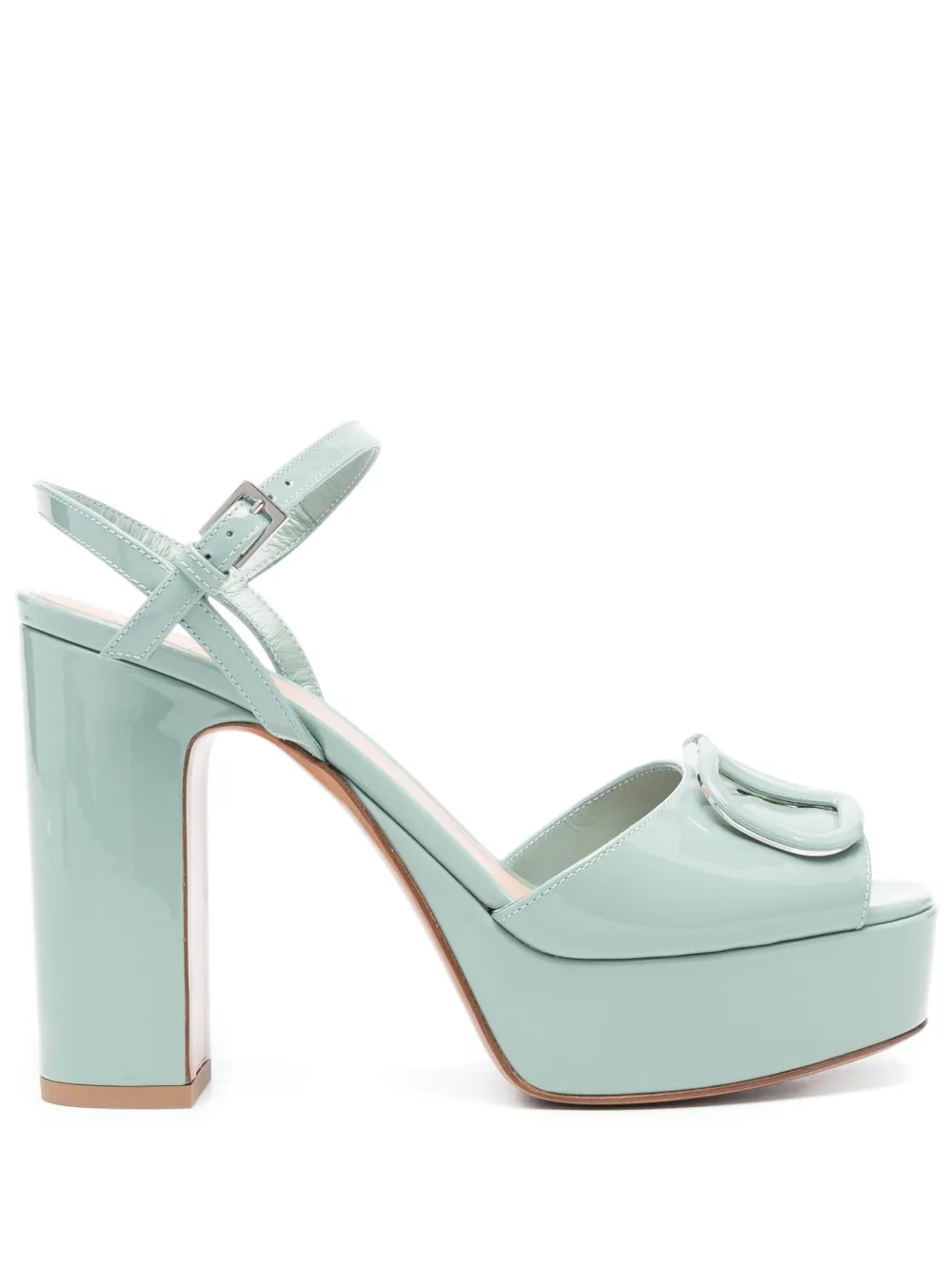 Valentino Garavani 110mm VLogo Signature sandals Blue