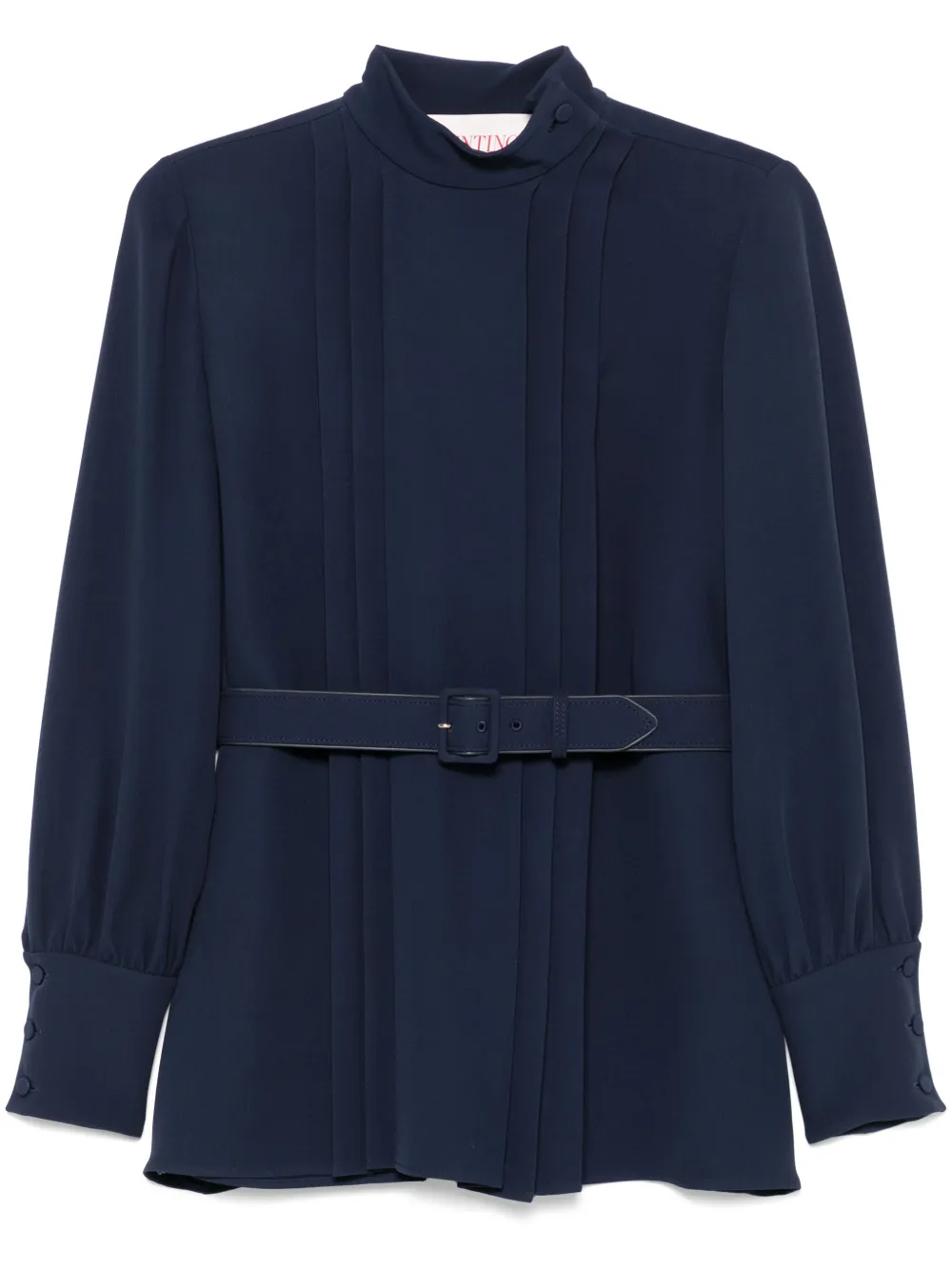 Valentino Garavani Cady blouse met ceintuur Blauw