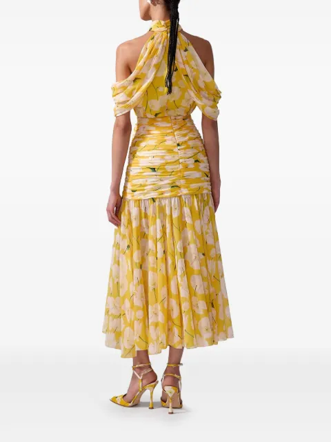 Carolina Herrera floral-print midi dress S2511N231PPH - 3