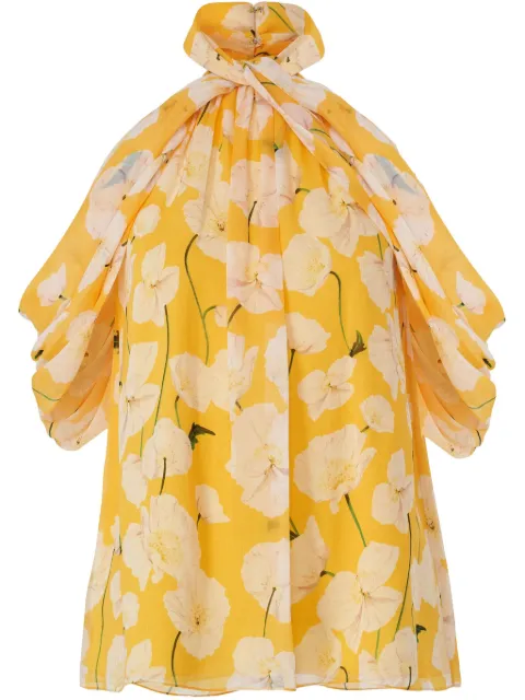 Carolina Herrera フローラル ドレス