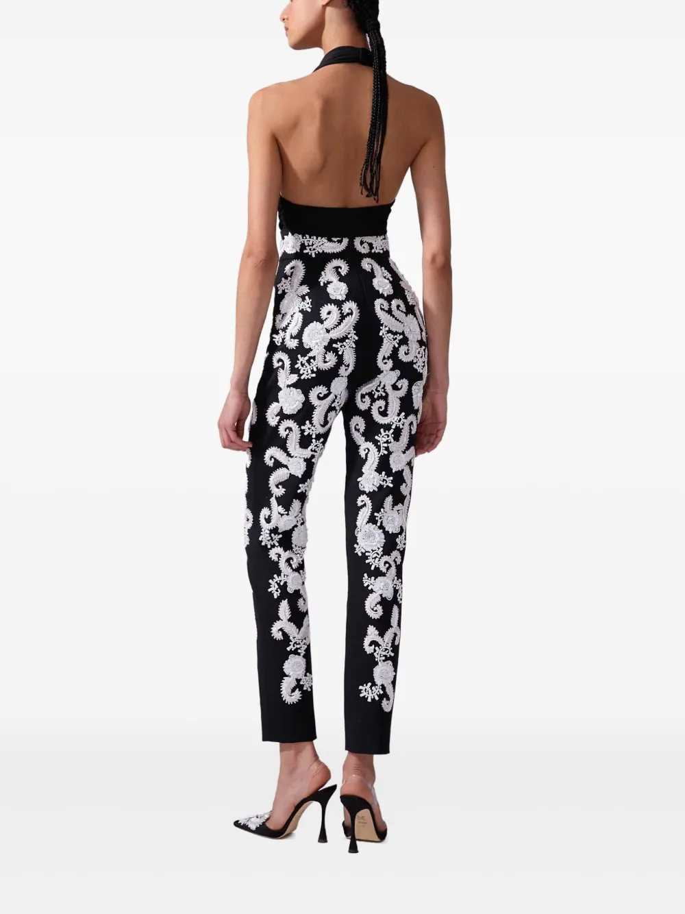 Carolina Herrera Slim-fit broek Zwart